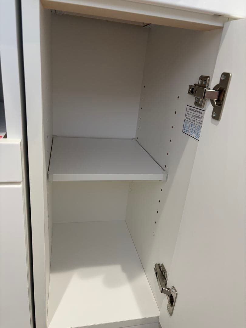 ニトリ　スリムストッカー　コパン　幅30 ホワイト　キッチンボード　食器棚　収納