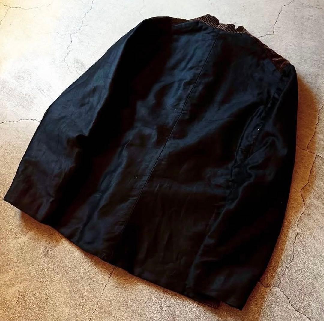 30s〜 french vintage コーデュロイダブルブレストジャケット