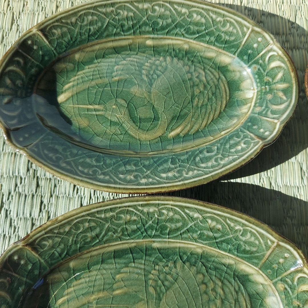 SUIYO 陽刻　小皿　鶴　新品未使用品　ディスカバージャパン