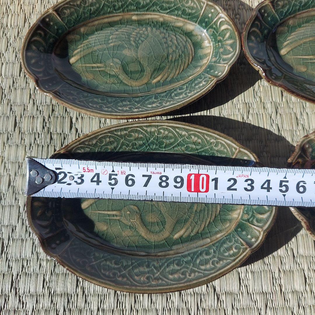 SUIYO 陽刻　小皿　鶴　新品未使用品　ディスカバージャパン