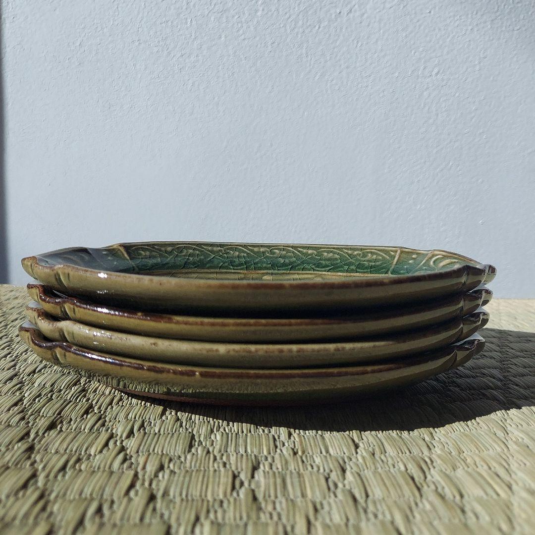 SUIYO 陽刻　小皿　鶴　新品未使用品　ディスカバージャパン