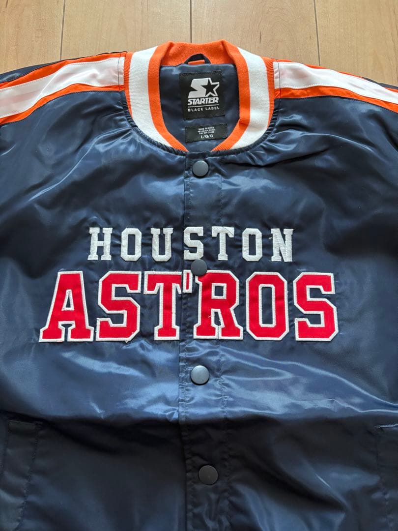 アストロズ スタジャン MLB スターター Starter 長袖 ジャケット