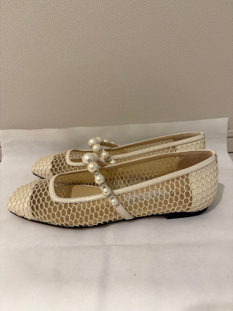 JIMMY CHOO パールシューズ