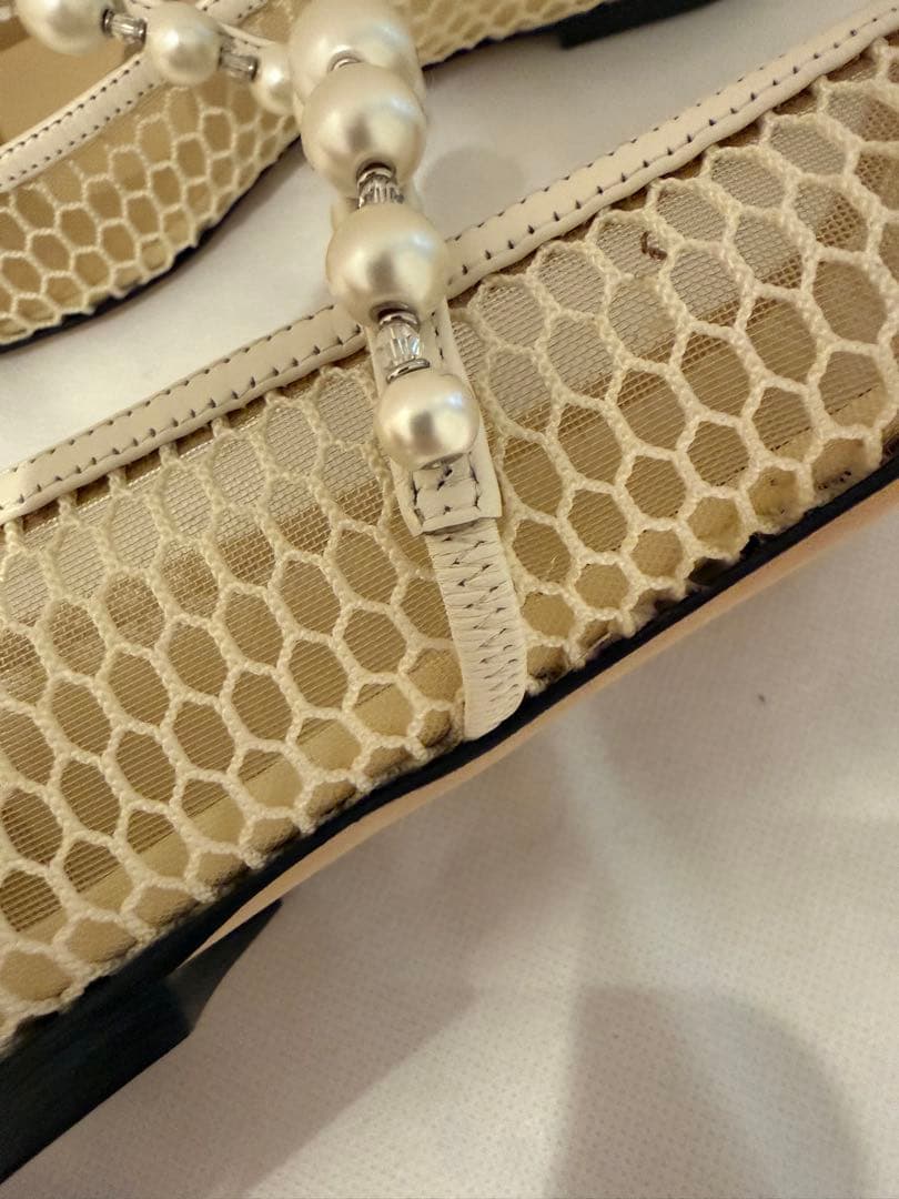 JIMMY CHOO パールシューズ