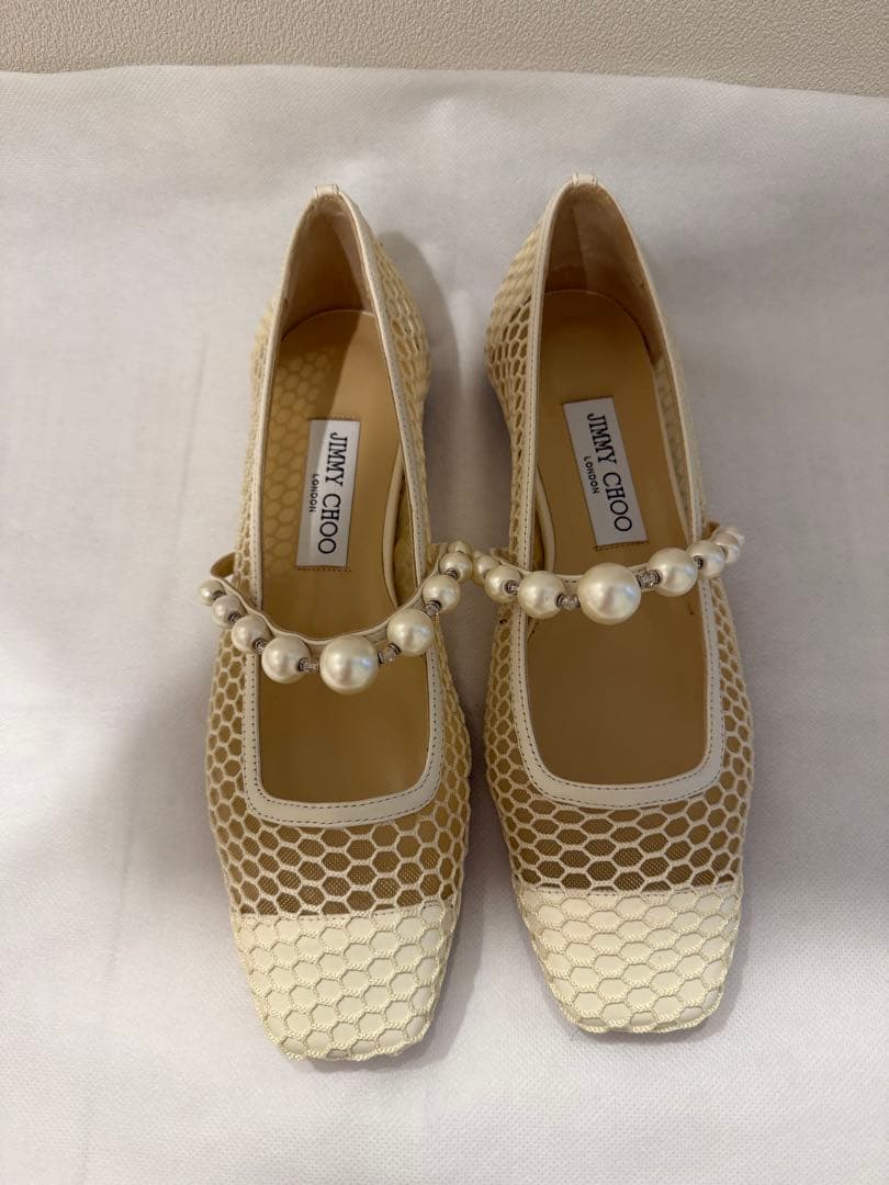 JIMMY CHOO パールシューズ