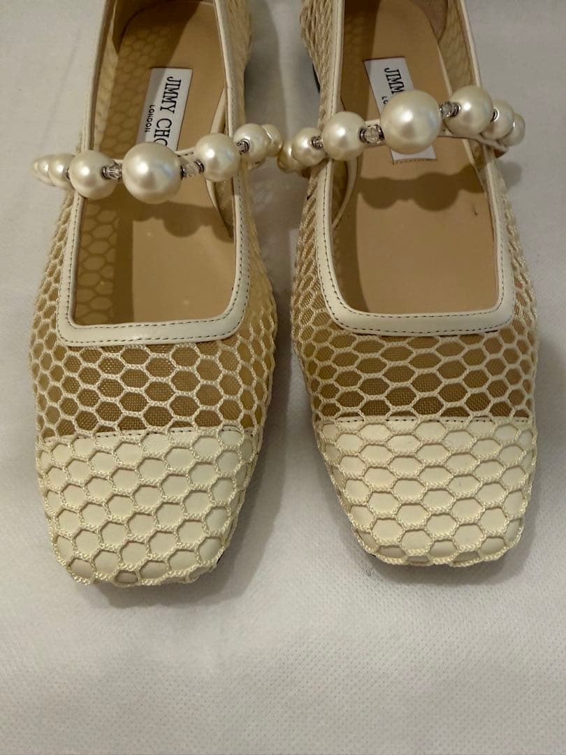 JIMMY CHOO パールシューズ