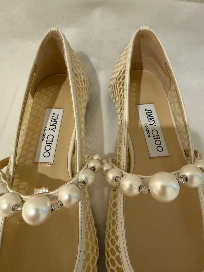JIMMY CHOO パールシューズ