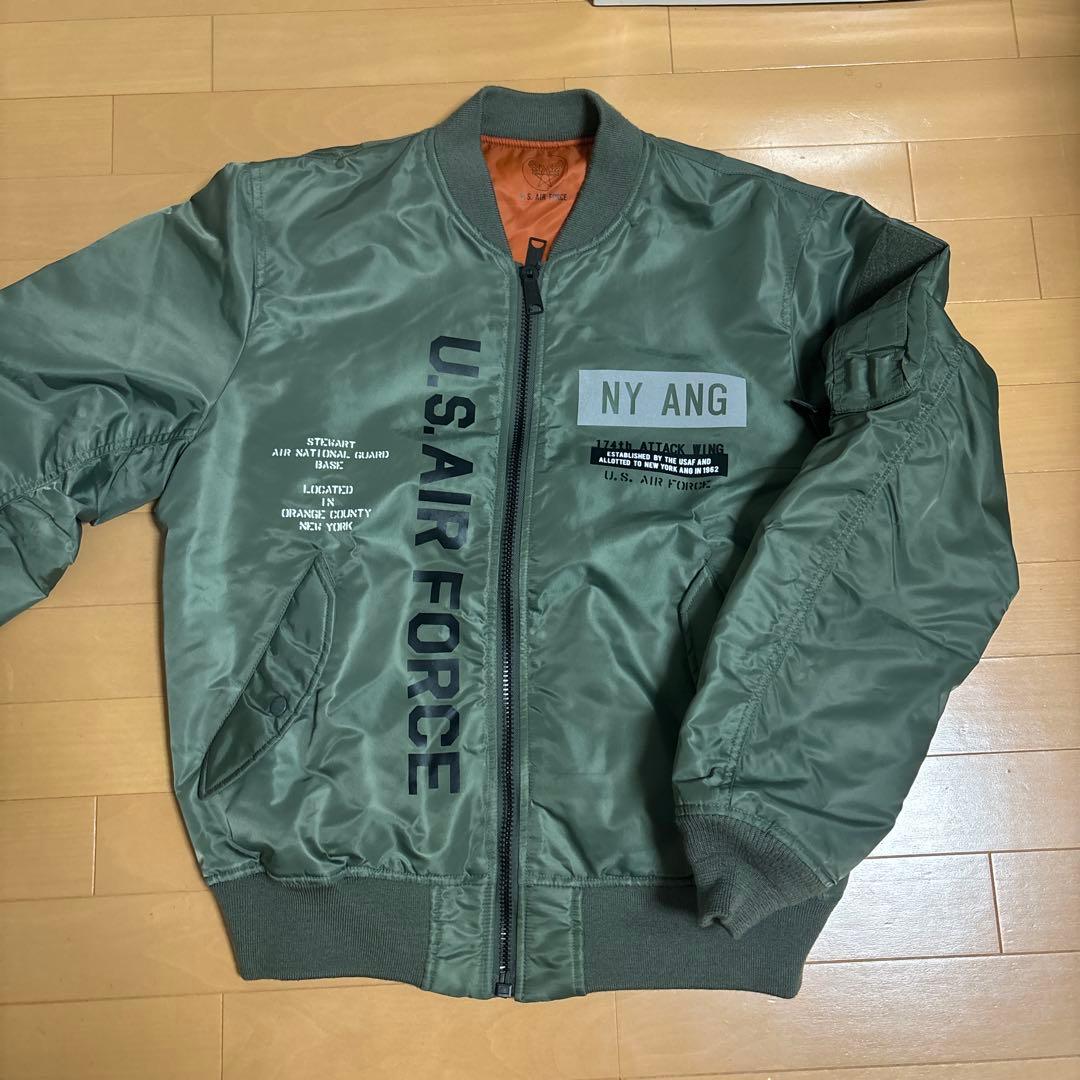 U.S. AIR FORCE MA-1フライトジャケット NY ANG