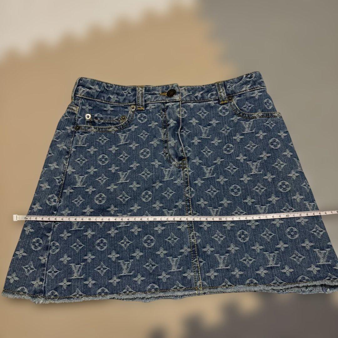 Louis Vuitton モノグラムデニムスカート