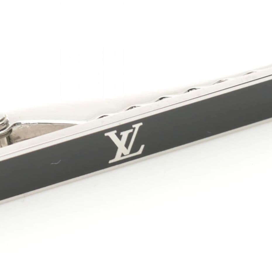【R】Louis Vuitton ブラック ネクタイピン