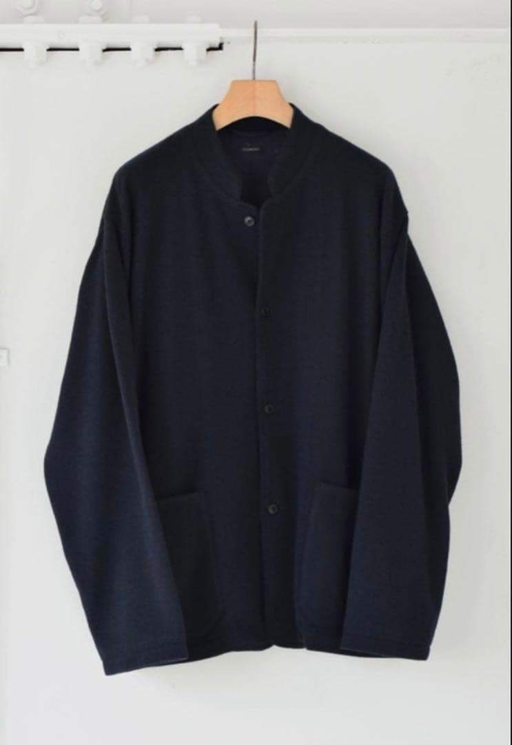 美品！ COMOLI 23AW カシミヤスタンドカラーニットジャケット サイズ3