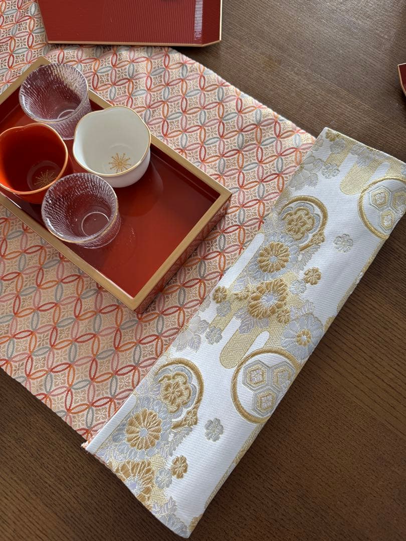 紅白梅のお正月6名様分30点セット