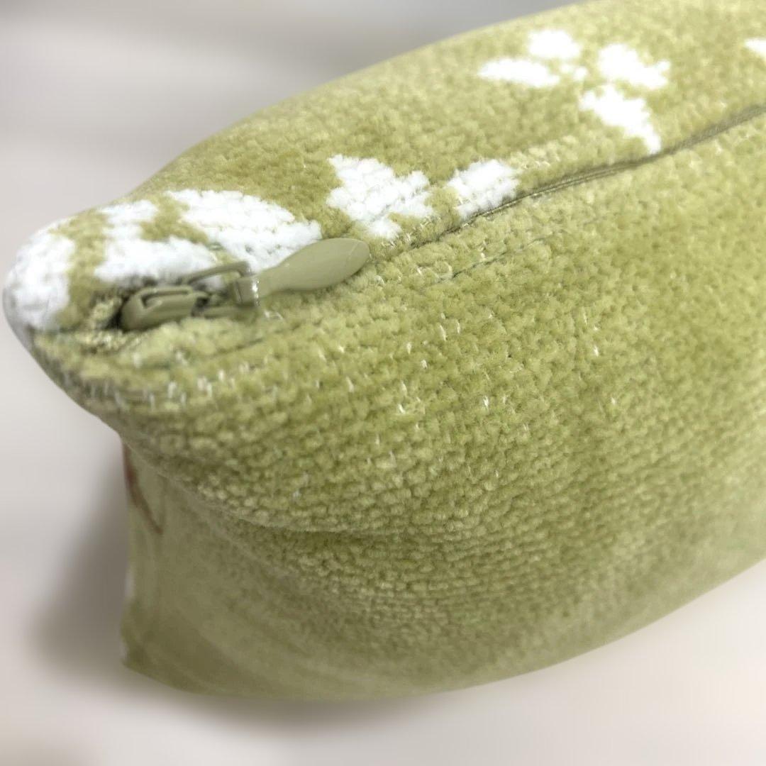 美品✨FEILER フェイラー マナマナ クッション グリーン　 長方形　緑