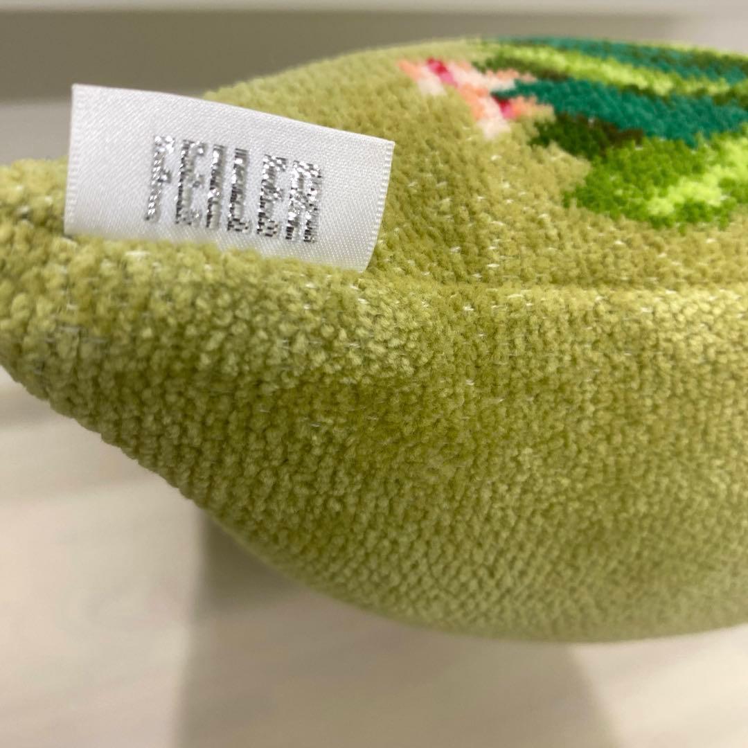美品✨FEILER フェイラー マナマナ クッション グリーン　 長方形　緑