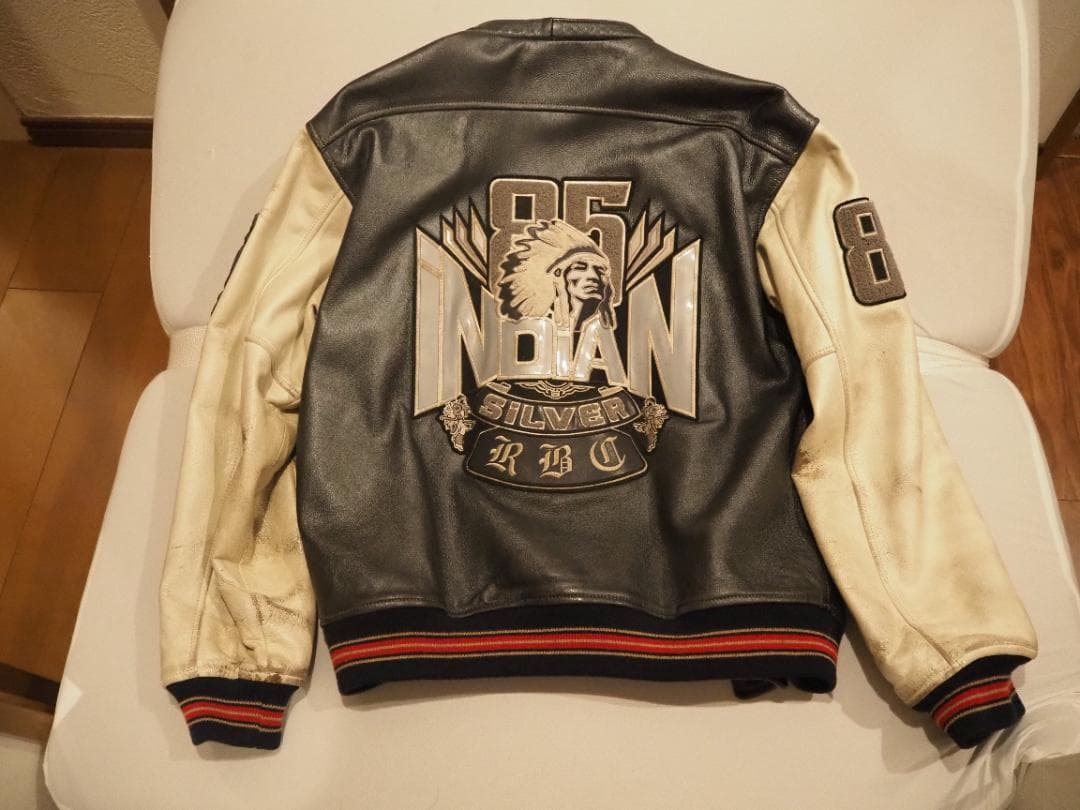 激レア！　総レザースタジャン　７８’ ビンテージ 美品