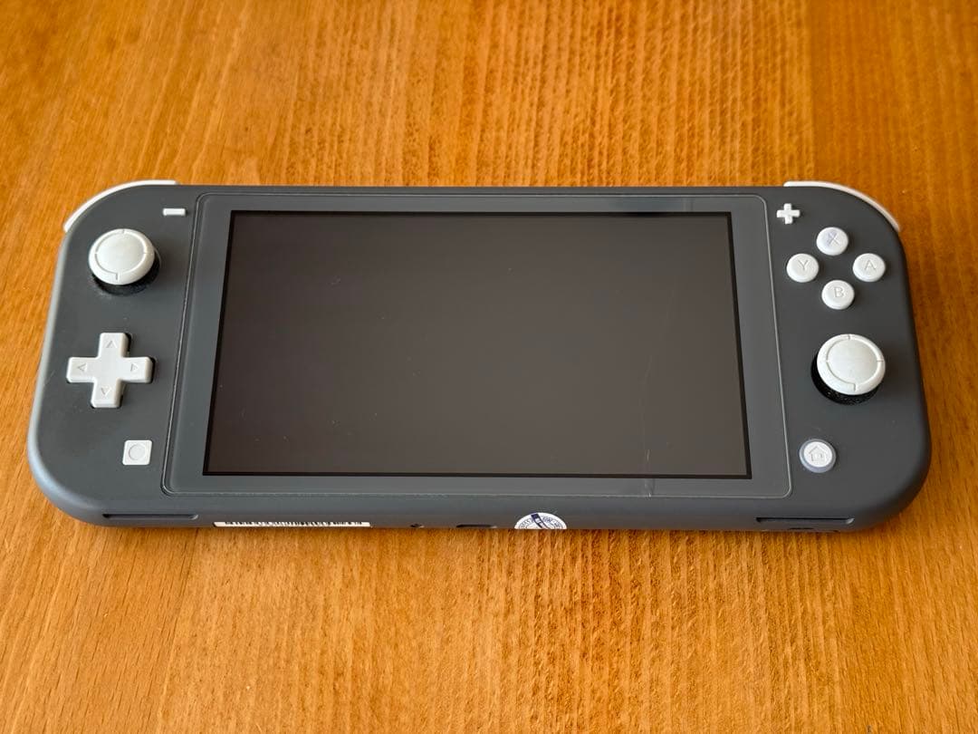 2019年製 Nintendo Switch lite グレー本体　画面キズあり