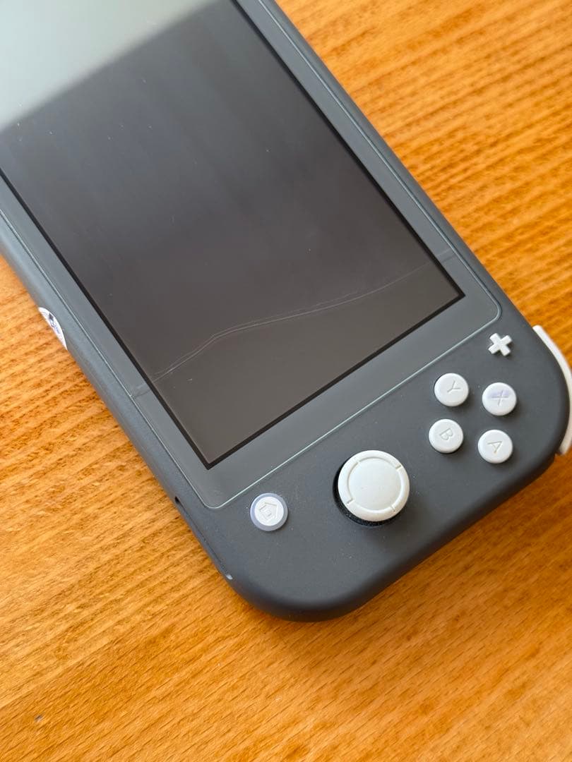 2019年製 Nintendo Switch lite グレー本体　画面キズあり