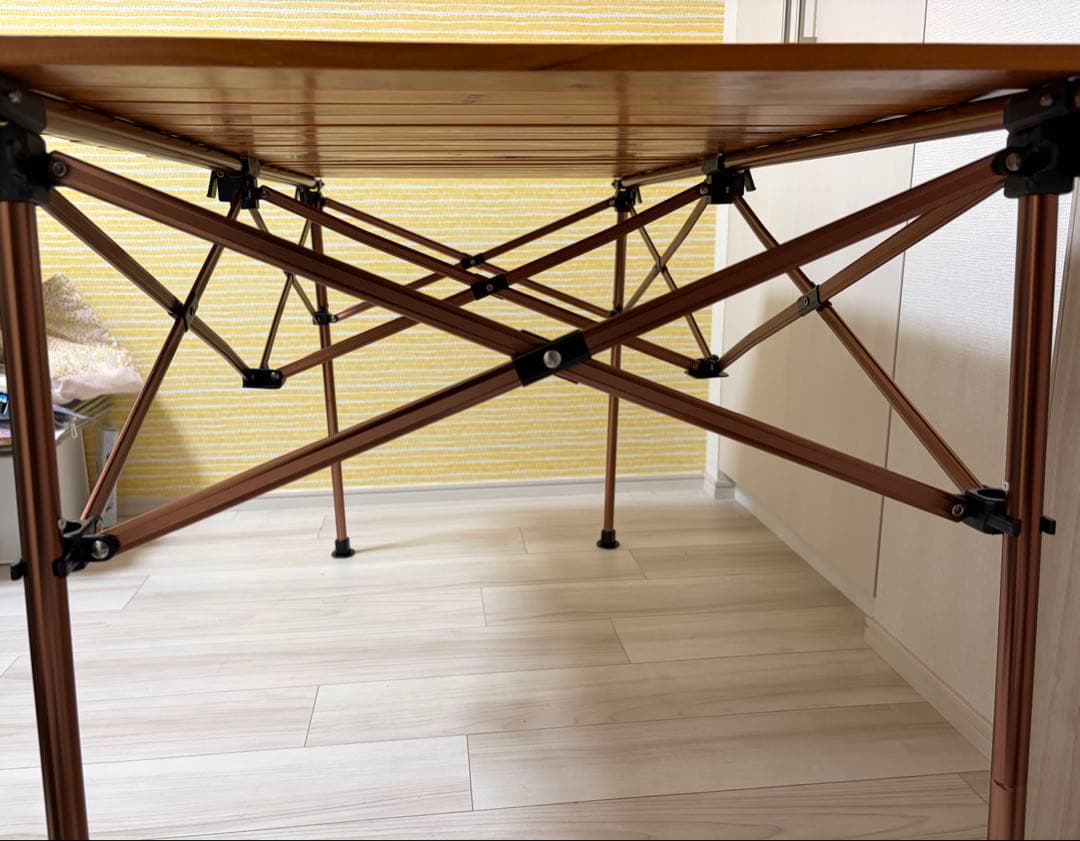 【新品】Coleman ナチュラルウッドロールテーブル110