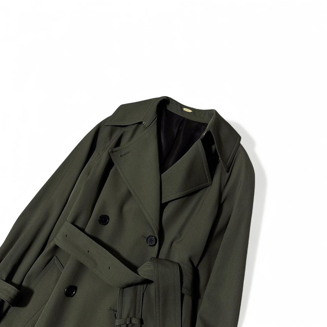 極美品✨️￥7.3万　ドゥーズィエムクラス　Josee ウールギャバトレンチコート