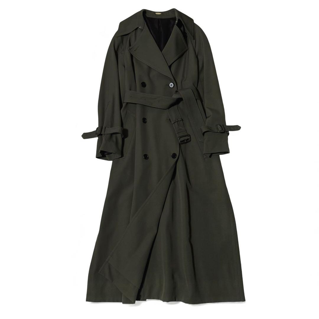 極美品✨️￥7.3万　ドゥーズィエムクラス　Josee ウールギャバトレンチコート