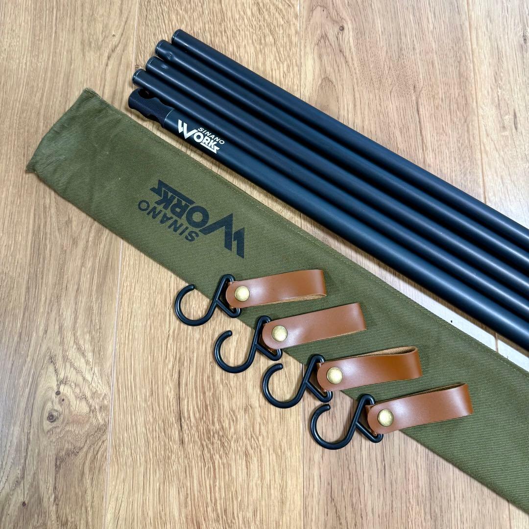 シナノワークス　スナイプハンガー(黒) 未使用フック6個つき