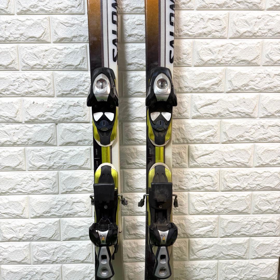 SALOMON verse 8 L160 ストック　ブーツ付　スキー板　すぐ使用