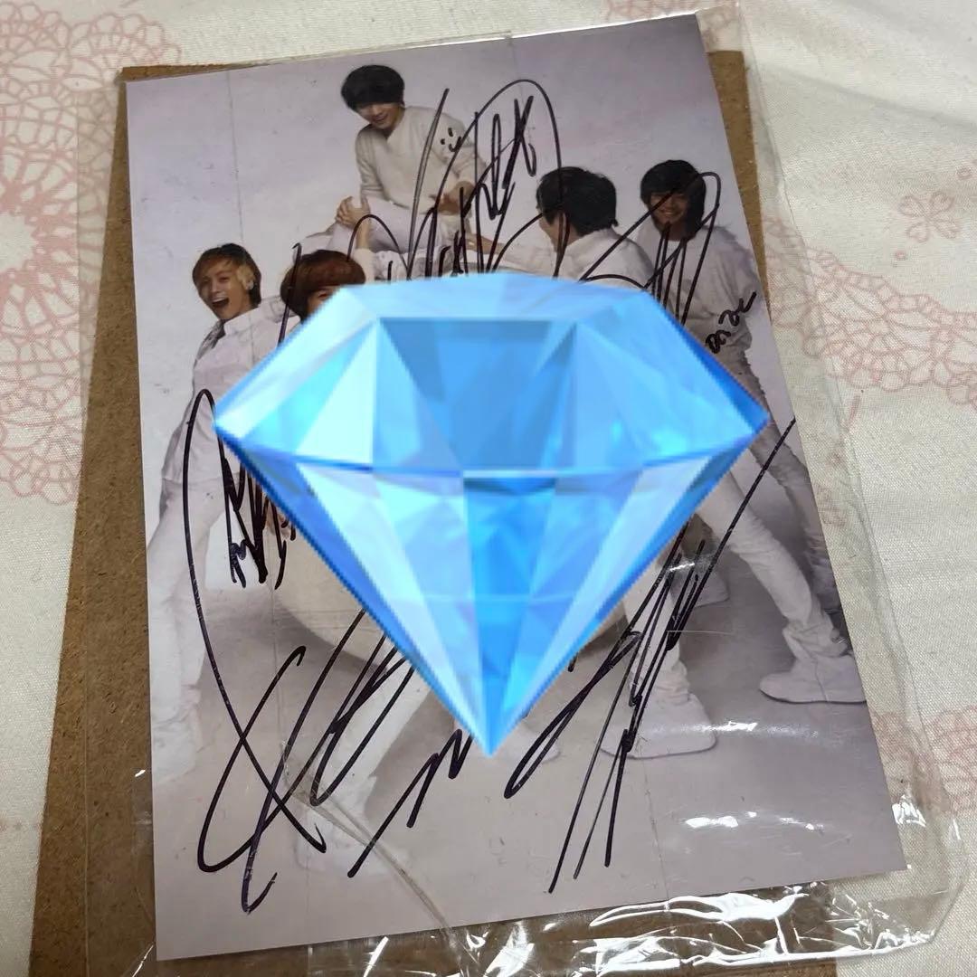 【レア】SHINee 直筆サイン 5人 フォトカード