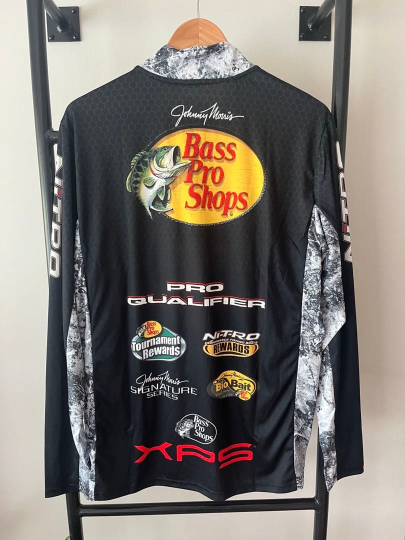 希少 BASS PRO SHOPS フィッシングシャツ L ブラック