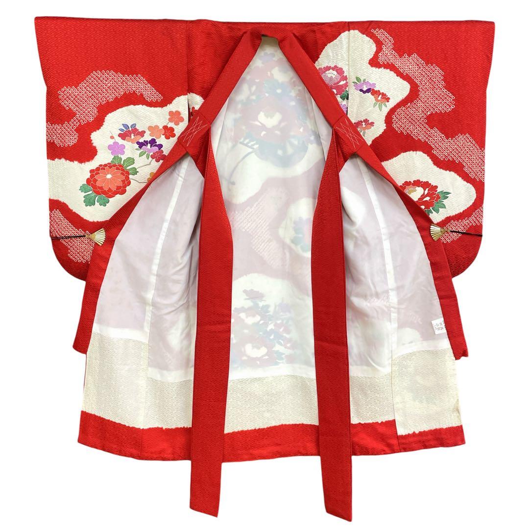 ◎mk-2180　女児　着物　3才　七五三　お宮参り　　1-26