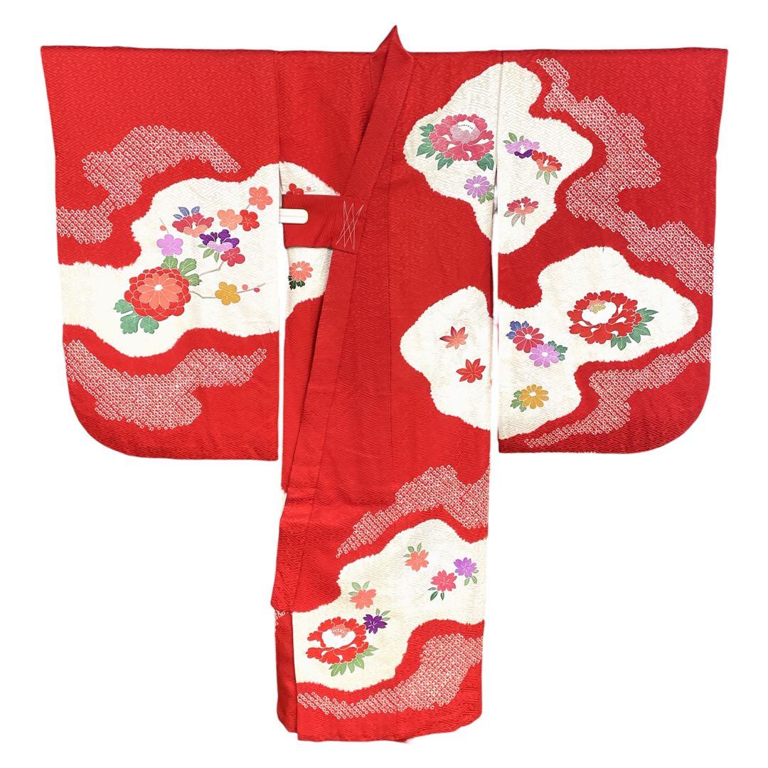 ◎mk-2180　女児　着物　3才　七五三　お宮参り　　1-26