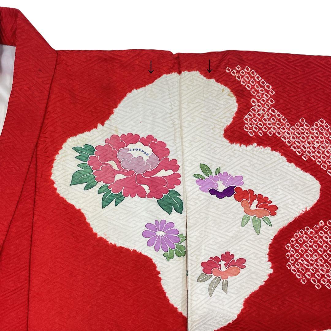 ◎mk-2180　女児　着物　3才　七五三　お宮参り　　1-26