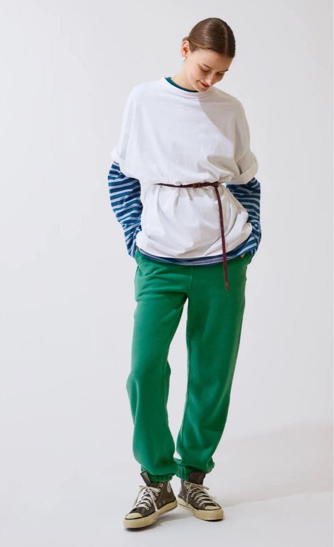 THE SHINZONE シンゾー コモンスエット グリーン 上下 新品未使用