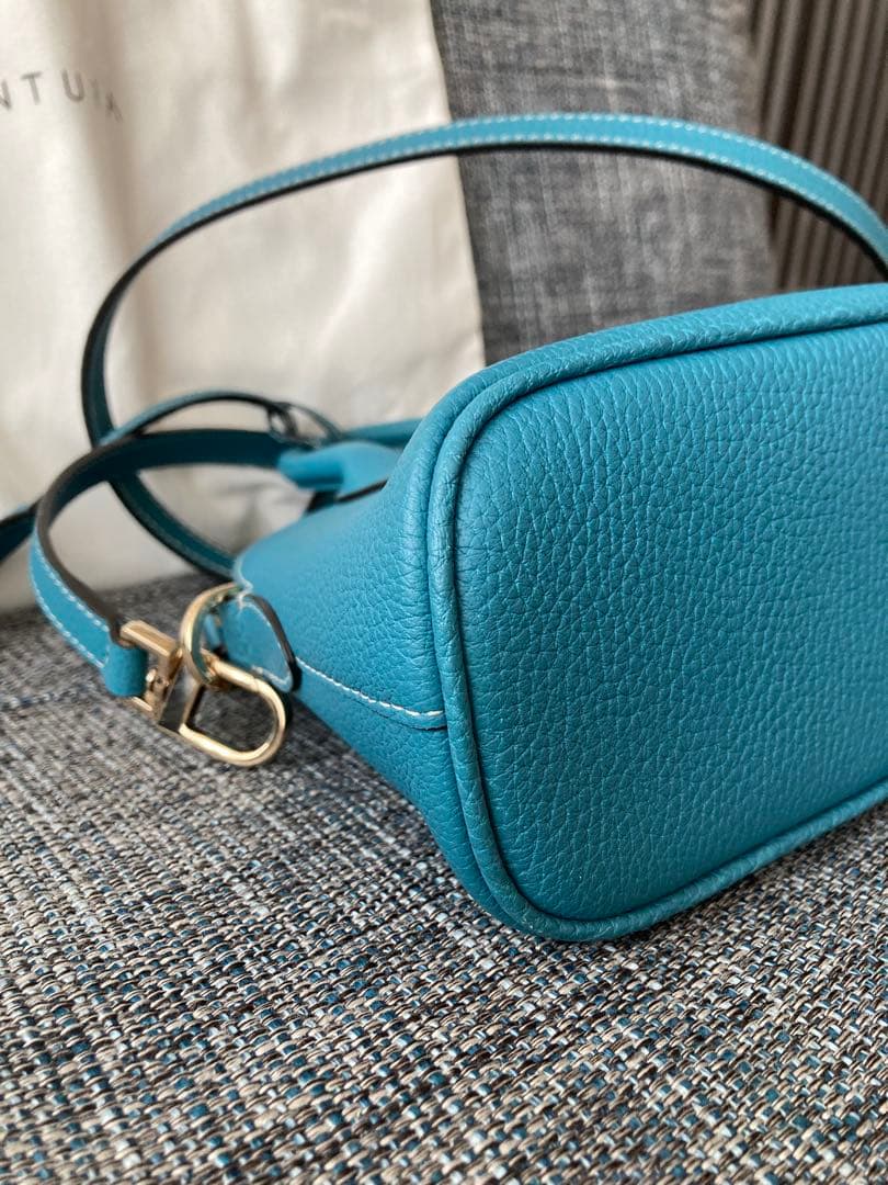 BONAVENTURA エマ22 シュリンクレザー　2way ブルーシアン