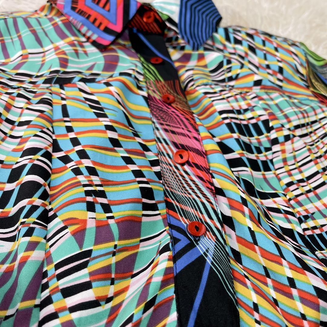 【かずこさん様用】デシグアル 総柄 ベルテッド シャツワンピース サイズ38 美