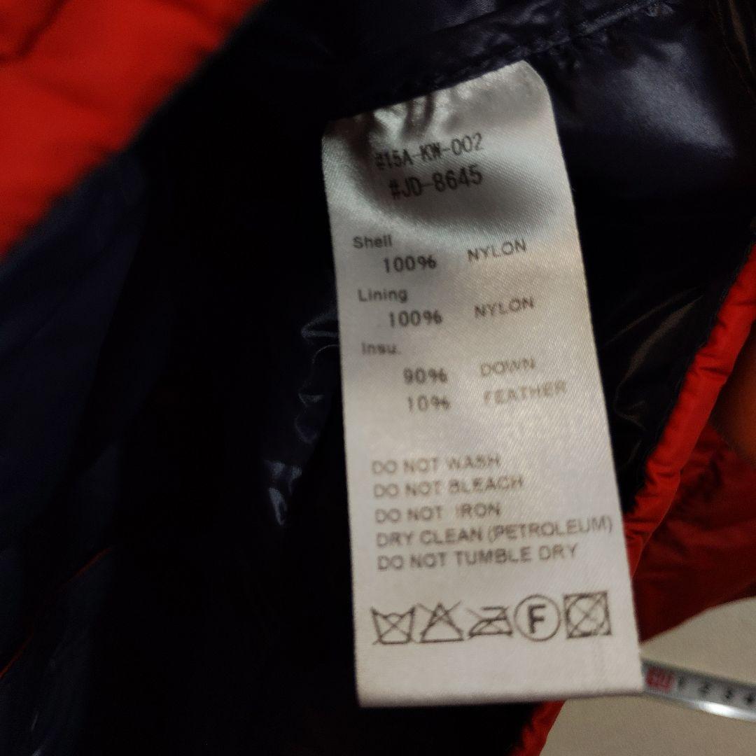 DANTON レッド キルティングベスト