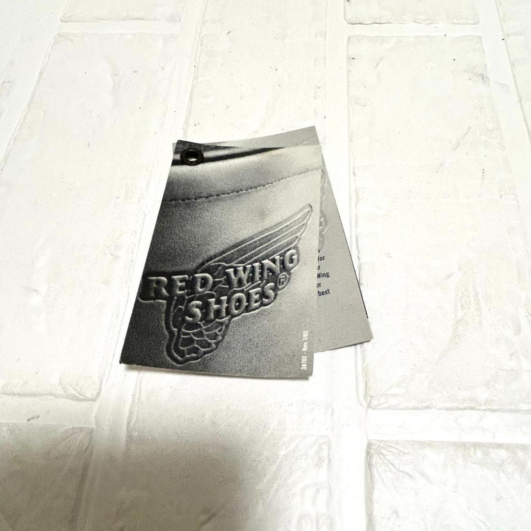 美品　レッドウィング　８１６５　26.5D プレーントゥ　箱付き　黒　レザー