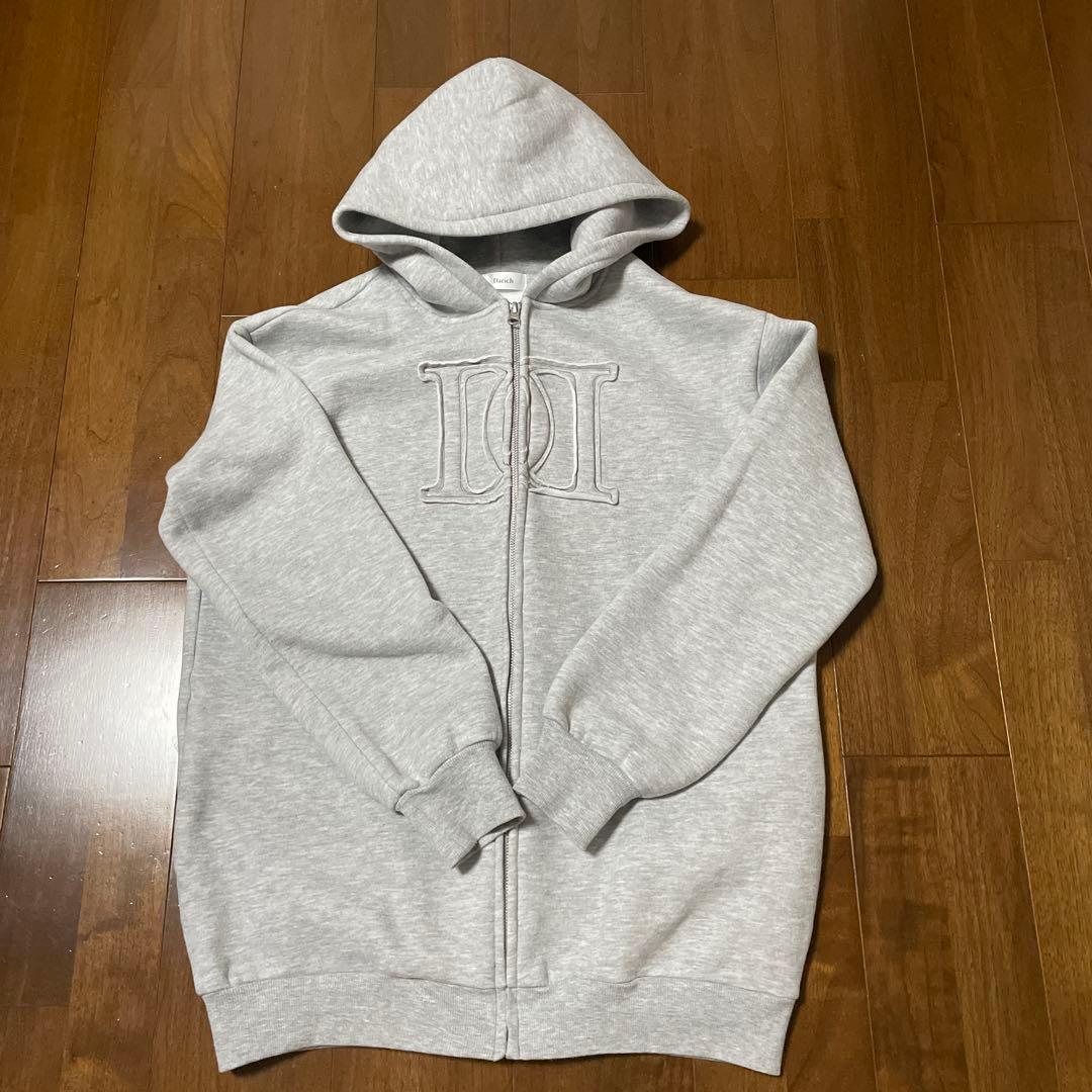 Darich アップリケDDロゴパーカー　グレー