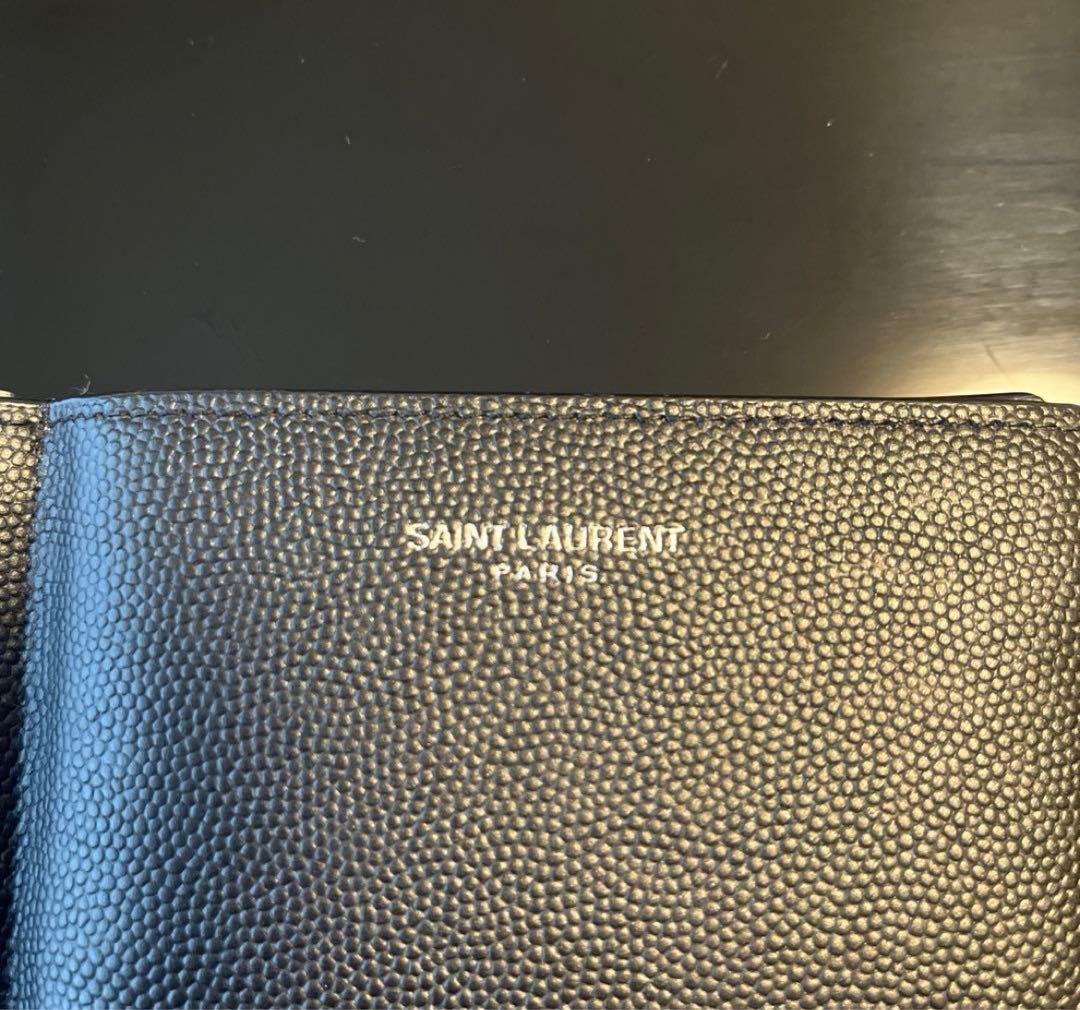 サンローラン　二つ折りマネークリップとケース