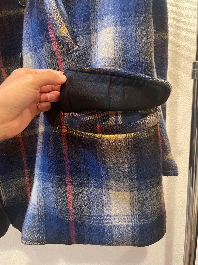 ヒコガメ【美品】40s SPORTCLAD チェック柄 ウール ピーコー