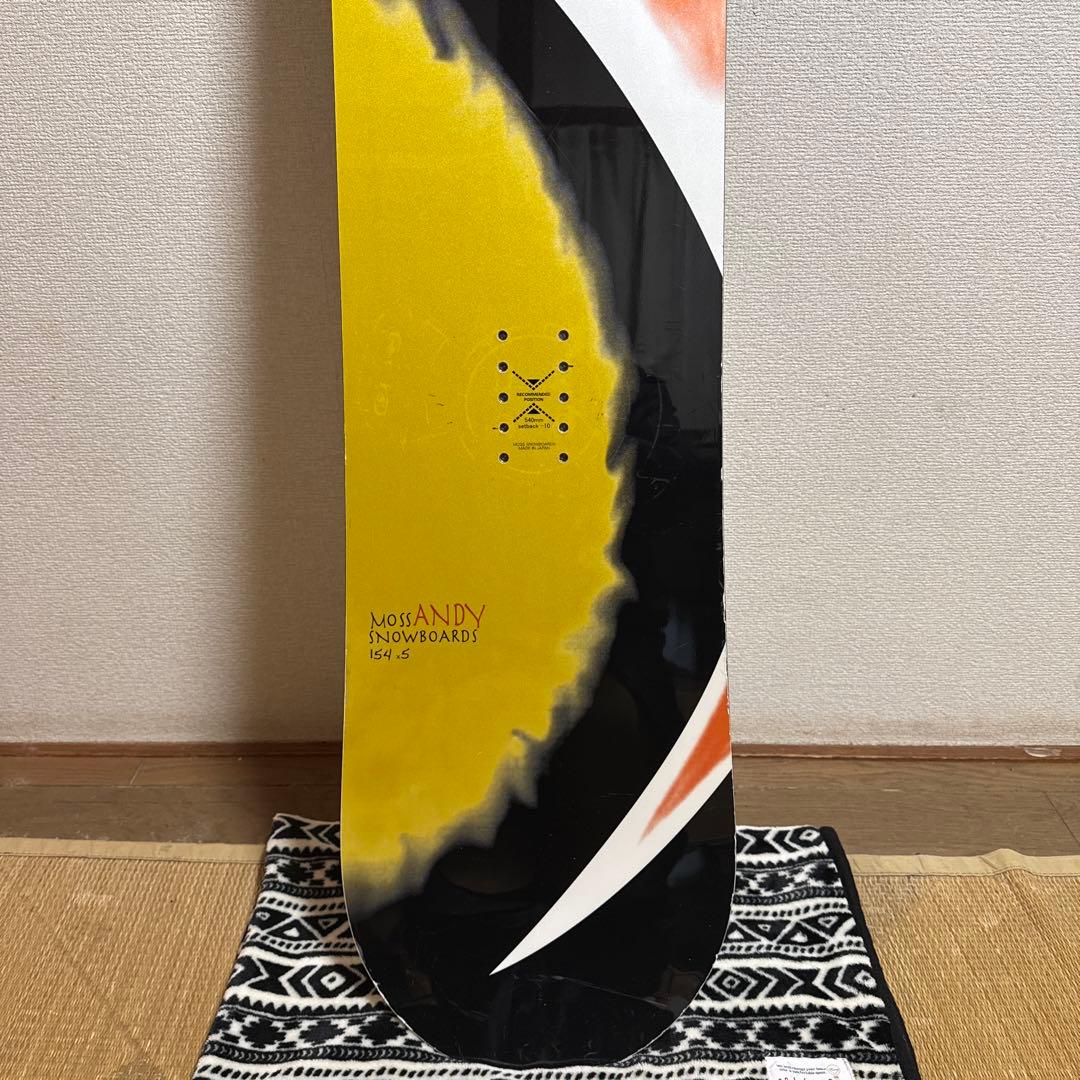 MOSS ANDY 154.5 スノーボード フリースタイル 安藤健次モデル