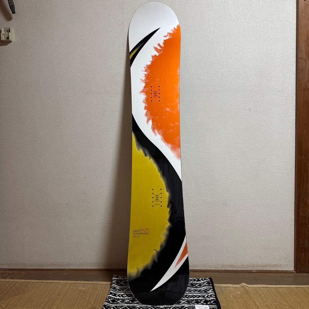 MOSS ANDY 154.5 スノーボード フリースタイル 安藤健次モデル