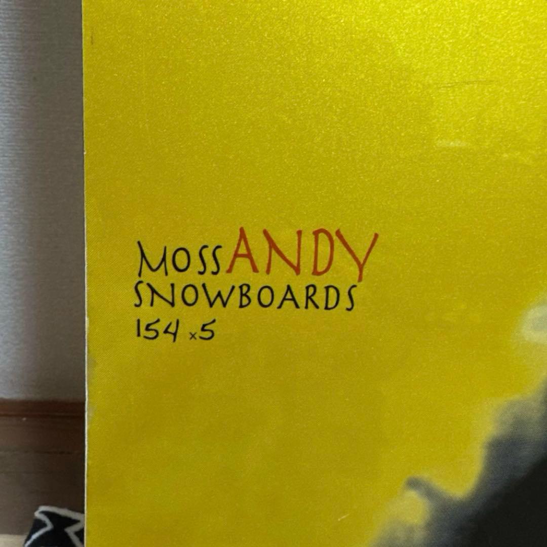 MOSS ANDY 154.5 スノーボード フリースタイル 安藤健次モデル