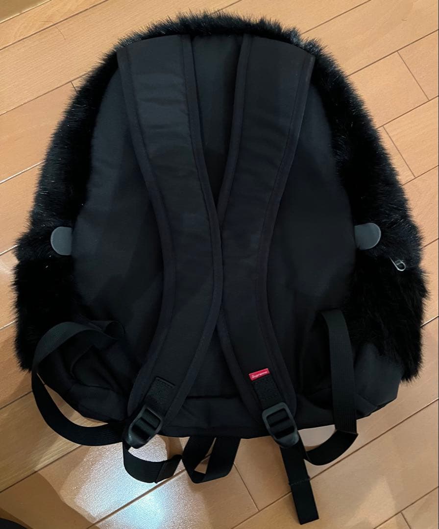 Supreme × THE NORTH FACE ファー バックパック 黒 美品