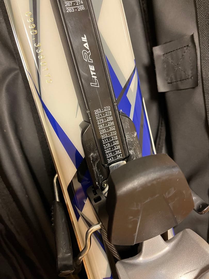 ショートスキー ビンディング付き