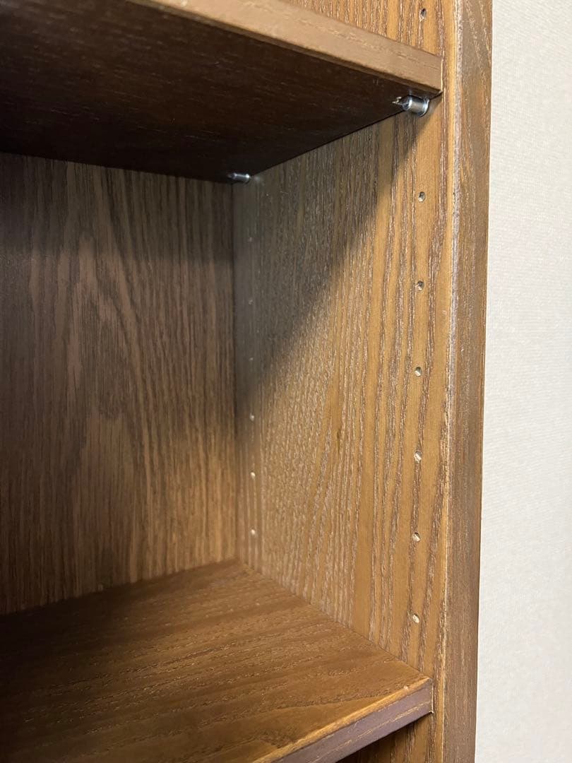 IKEA GNEDBY グネドビー ブラウン 棚 CDラック DVD収納 スリム