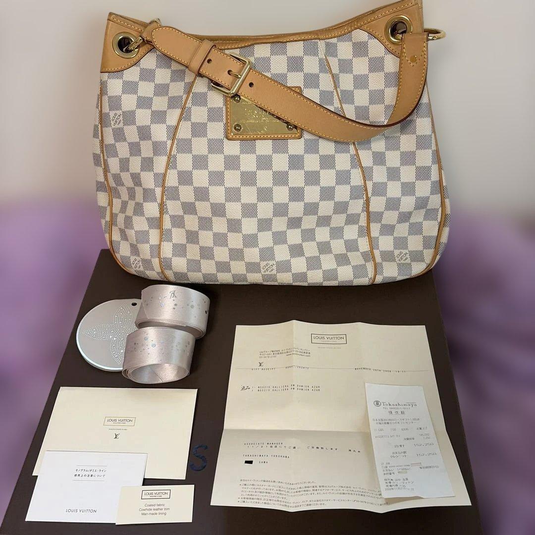 Louis Vuitton ガリエラPM ダミエアズール ショルダーバッグ