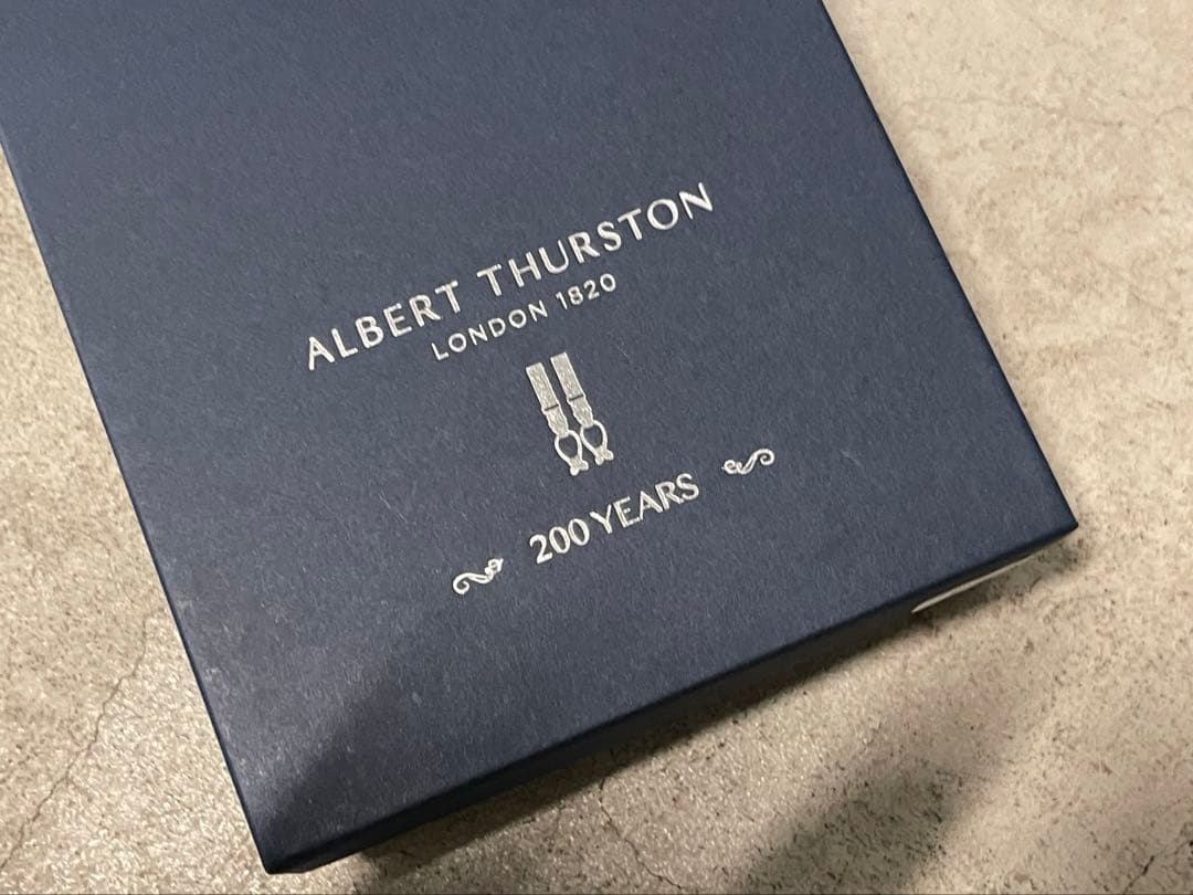  THURSTON サスペンダー35mmブラック 黒