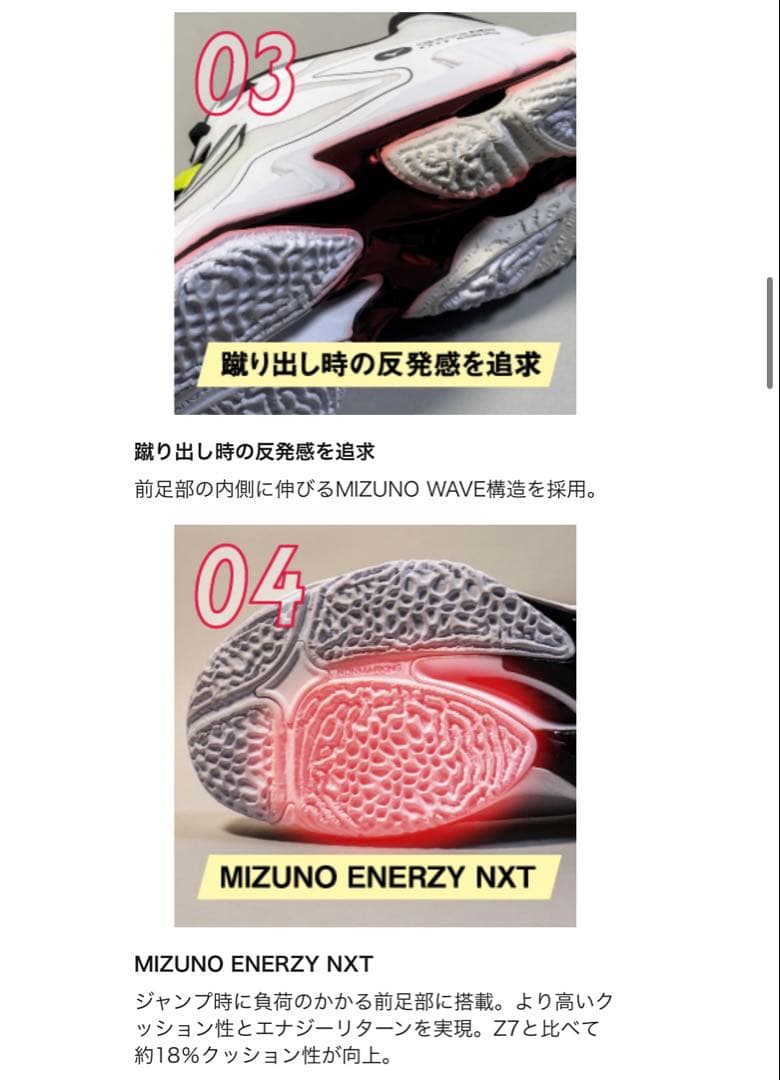 【ミズノ】バレーボールシューズ ウエーブライトニング Z8