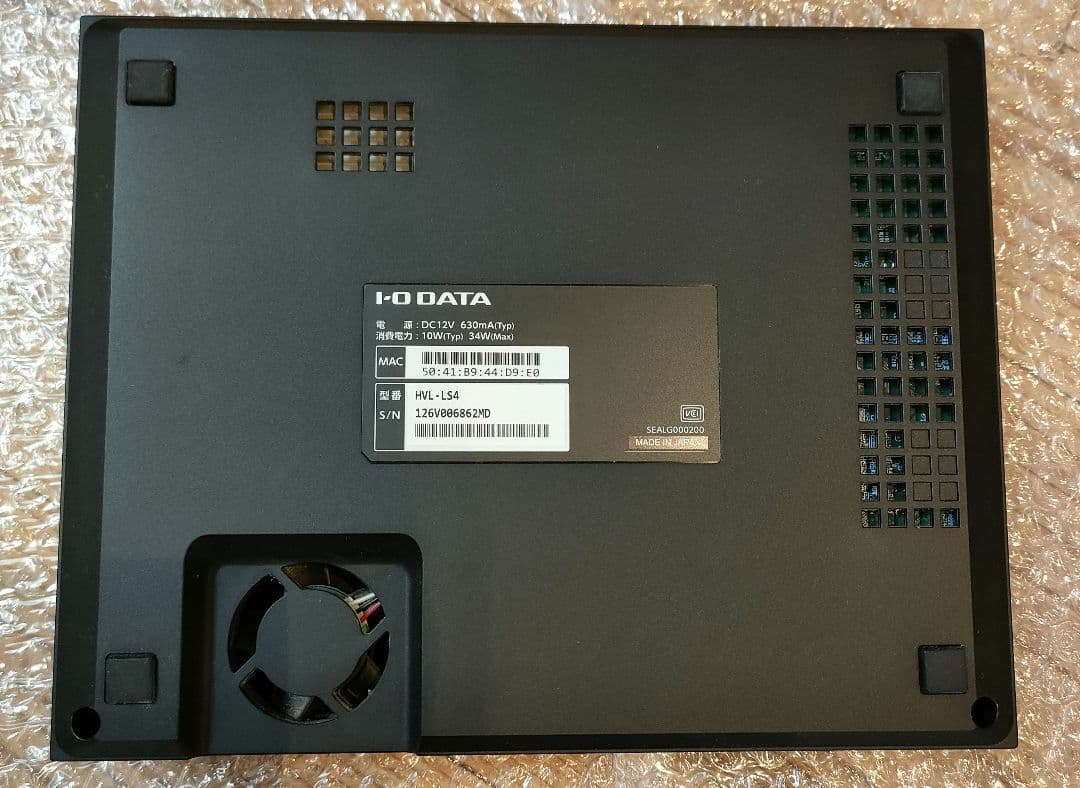 T*K様 I-O DATA HVL-LS4 ネットワークHDD 4TB