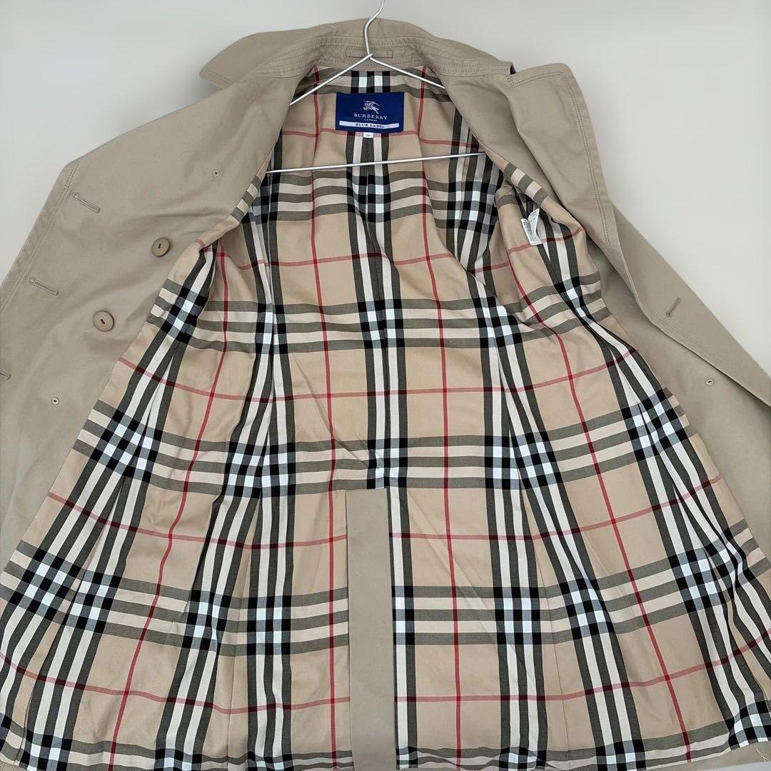 新品 38バーバリー ブルーレーベル クレストブリッジ トレンチコート